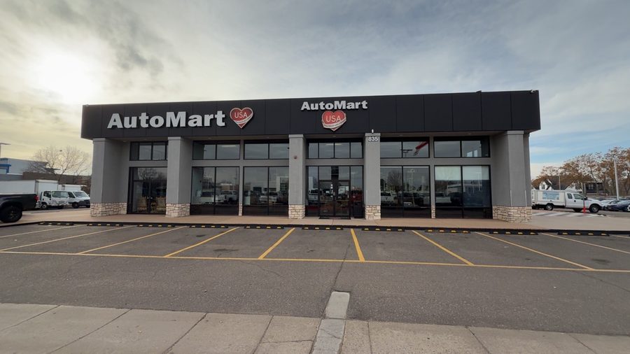 Commercial storefront window cleaning in Aurora, Colorado